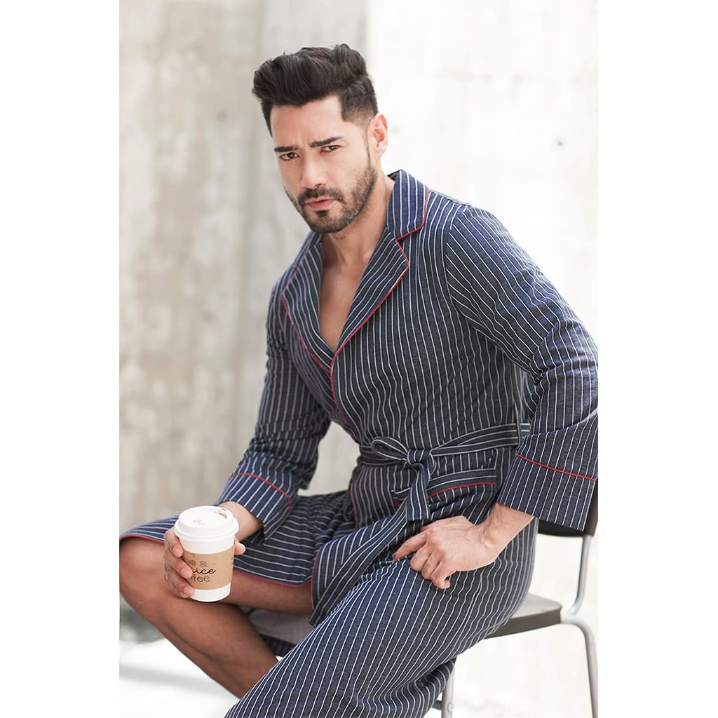 Amazon.co.jp: バスローブ メンズナイトガウン へんなおじさん